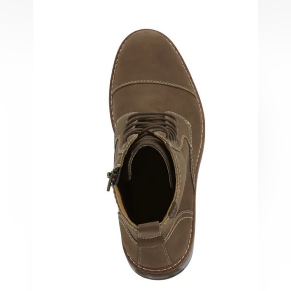 Dockers Mens Rawls Rugged Lace-up Synthetic Leather Lugged Sole Cap Toe Boot - Picture 3 of 10